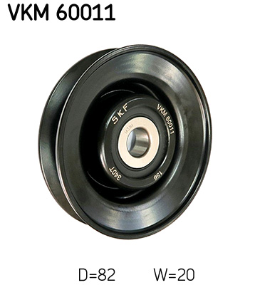 Deflection/Guide Pulley, V-belt - VKM 60011 SKF